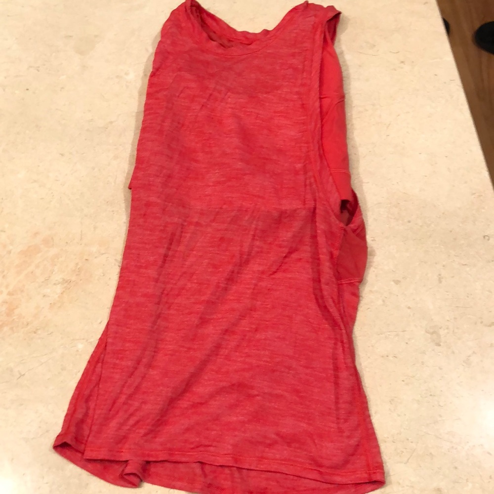 Lulu lemon running tank with attached sports bra